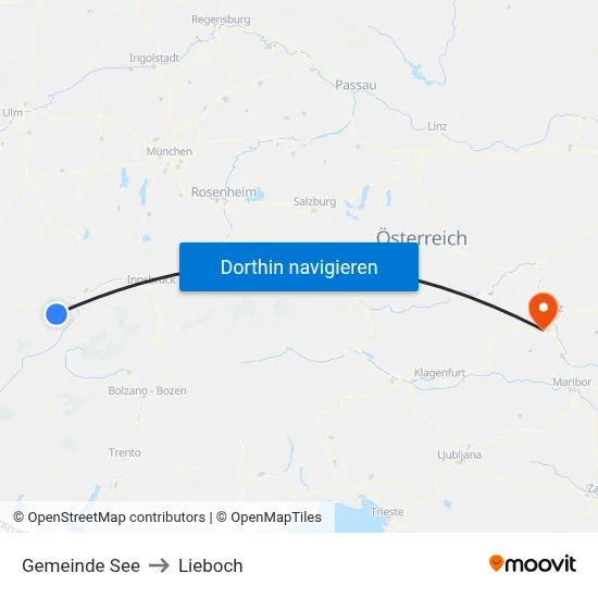 Gemeinde See to Lieboch map