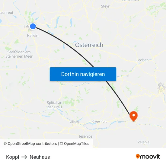 Koppl to Neuhaus map