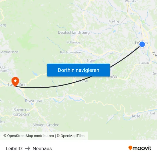 Leibnitz to Neuhaus map