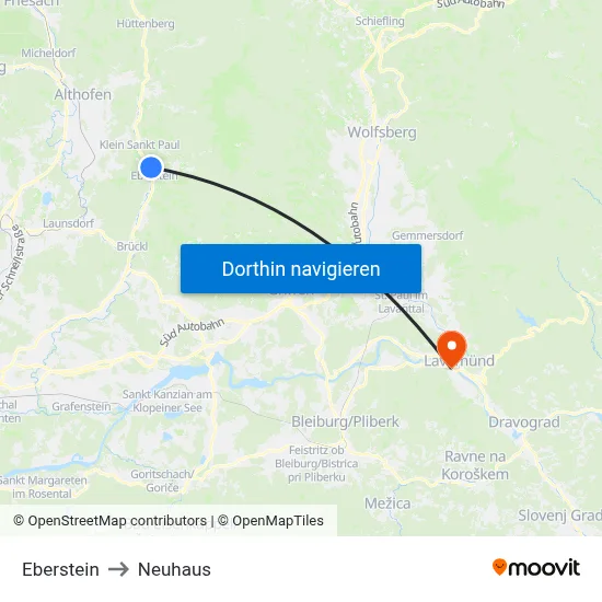 Eberstein to Neuhaus map