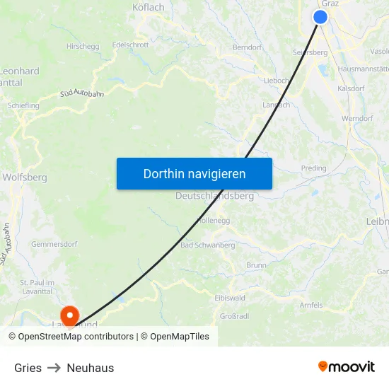 Gries to Neuhaus map