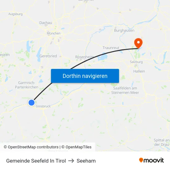 Gemeinde Seefeld In Tirol to Seeham map