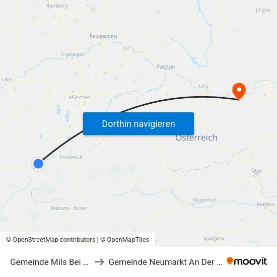 Gemeinde Mils Bei Imst to Gemeinde Neumarkt An Der Ybbs map