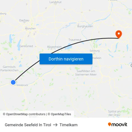 Gemeinde Seefeld In Tirol to Timelkam map