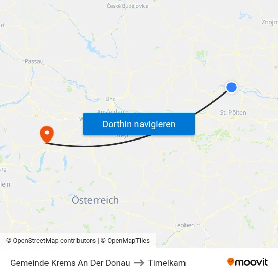 Gemeinde Krems An Der Donau to Timelkam map