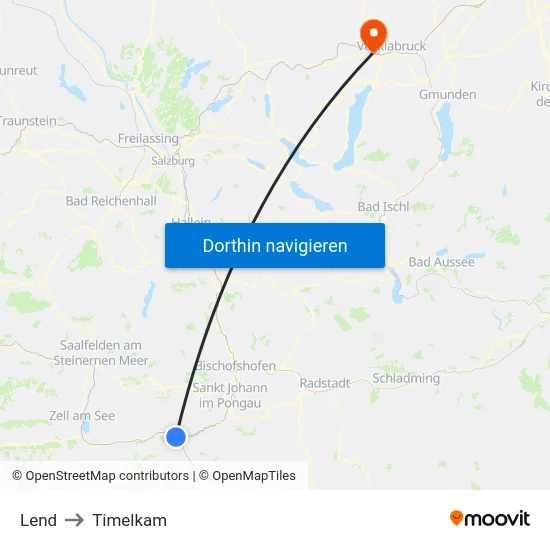 Lend to Timelkam map