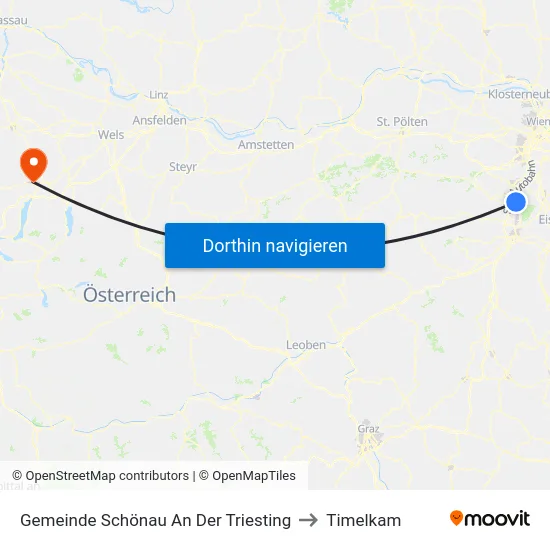 Gemeinde Schönau An Der Triesting to Timelkam map