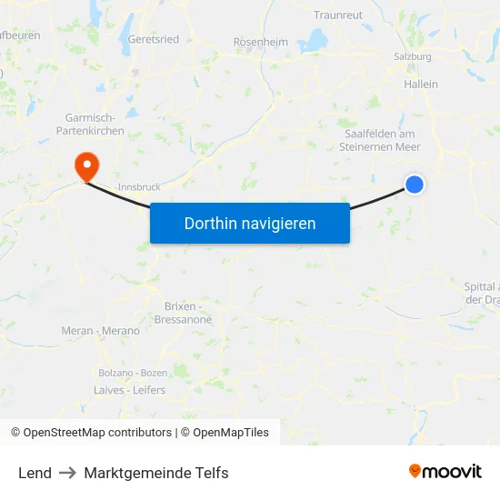 Lend to Marktgemeinde Telfs map