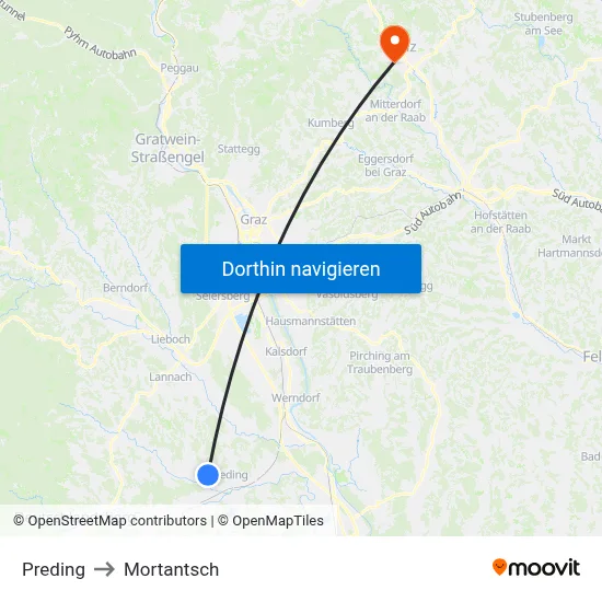 Preding to Mortantsch map