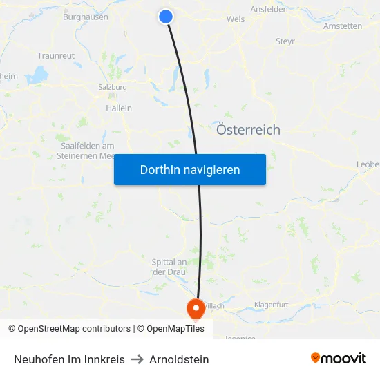 Neuhofen Im Innkreis to Arnoldstein map