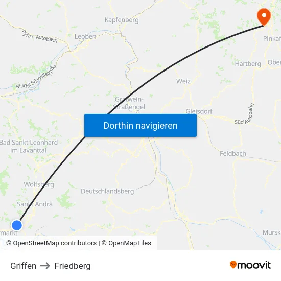 Griffen to Friedberg map