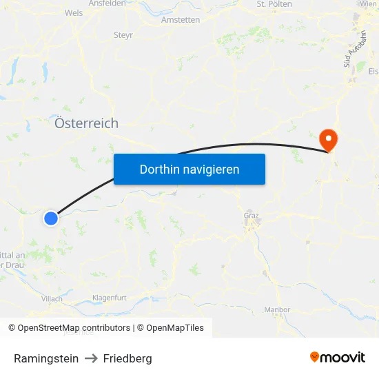Ramingstein to Friedberg map
