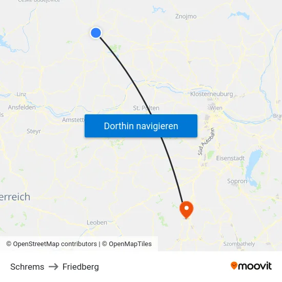 Schrems to Friedberg map