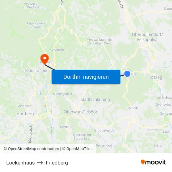 Lockenhaus to Friedberg map