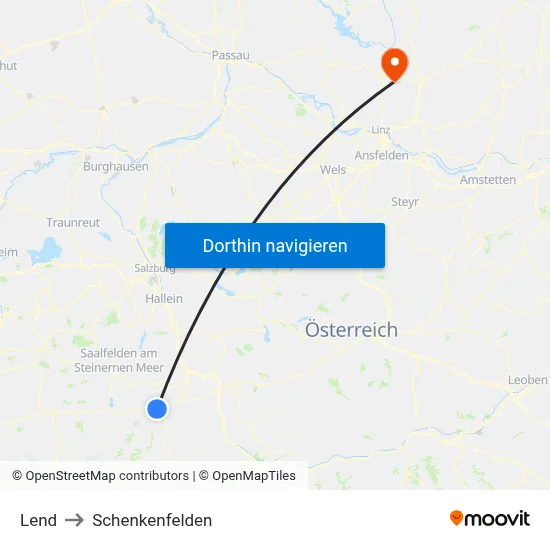 Lend to Schenkenfelden map
