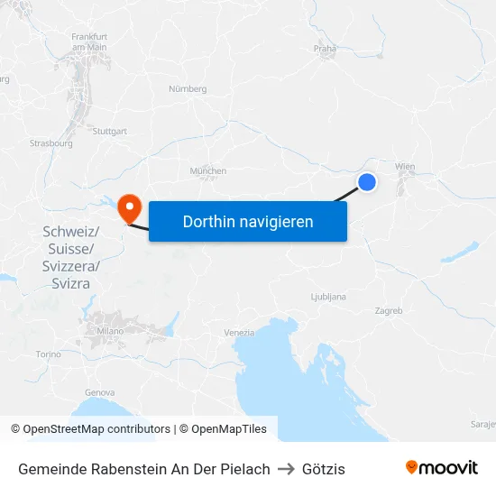 Gemeinde Rabenstein An Der Pielach to Götzis map