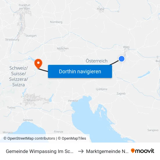 Gemeinde Wimpassing Im Schwarzatale to Marktgemeinde Nenzing map