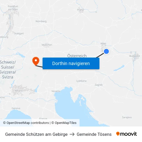Gemeinde Schützen am Gebirge to Gemeinde Tösens map