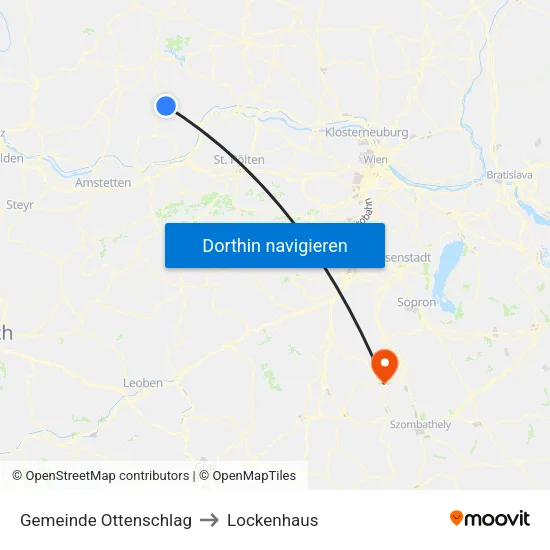 Gemeinde Ottenschlag to Lockenhaus map