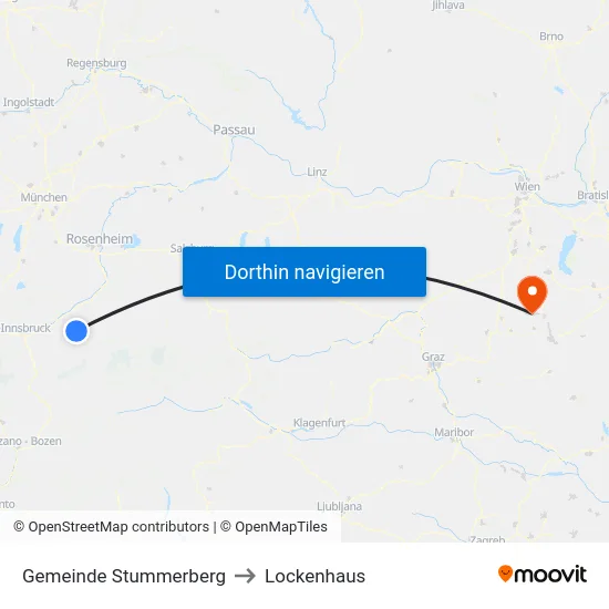 Gemeinde Stummerberg to Lockenhaus map