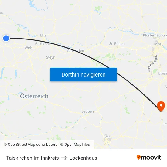 Taiskirchen Im Innkreis to Lockenhaus map