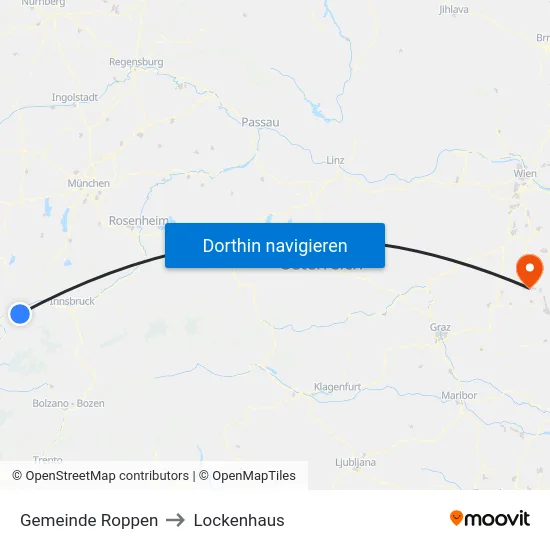 Gemeinde Roppen to Lockenhaus map