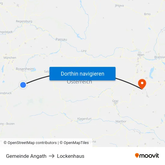 Gemeinde Angath to Lockenhaus map