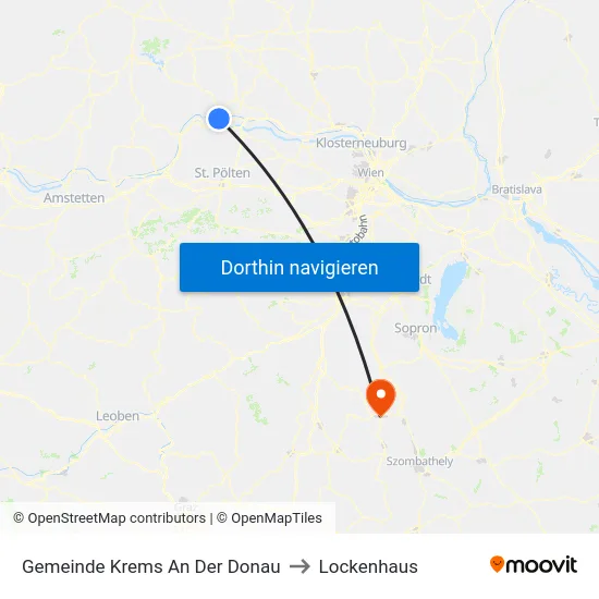 Gemeinde Krems An Der Donau to Lockenhaus map