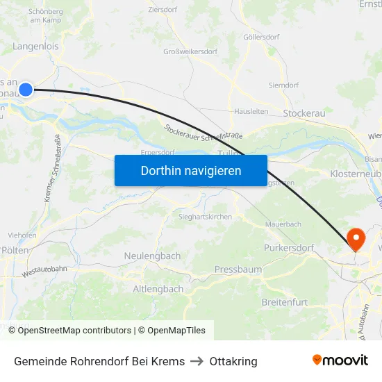 Gemeinde Rohrendorf Bei Krems to Ottakring map