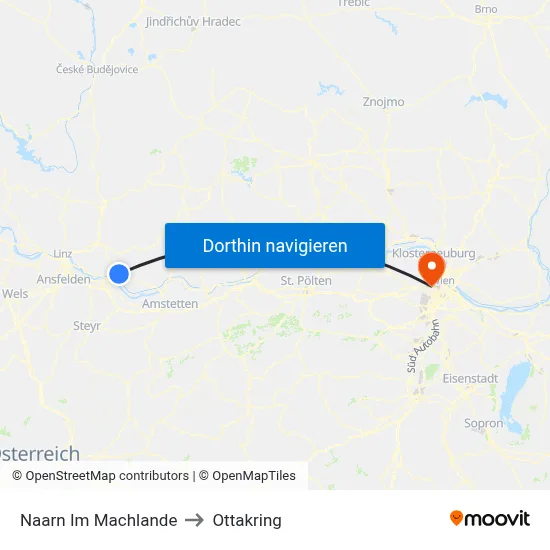 Naarn Im Machlande to Ottakring map