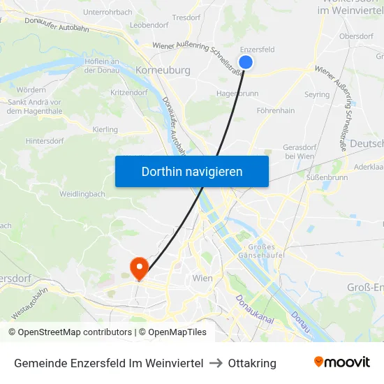 Gemeinde Enzersfeld Im Weinviertel to Ottakring map