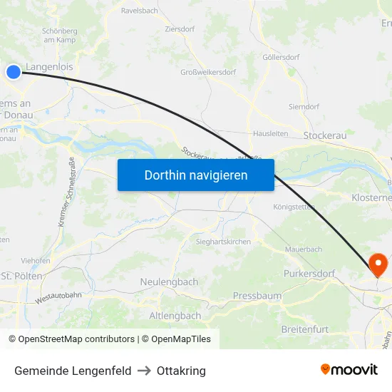 Gemeinde Lengenfeld to Ottakring map