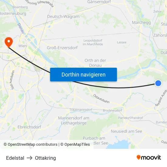 Edelstal to Ottakring map