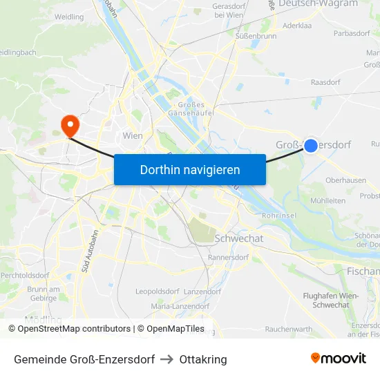 Gemeinde Groß-Enzersdorf to Ottakring map