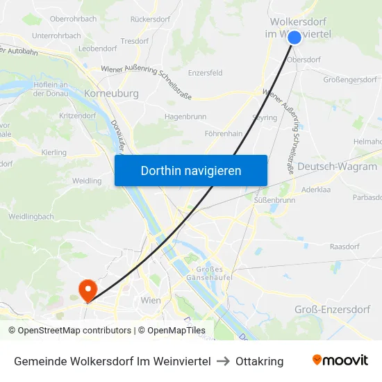 Gemeinde Wolkersdorf Im Weinviertel to Ottakring map