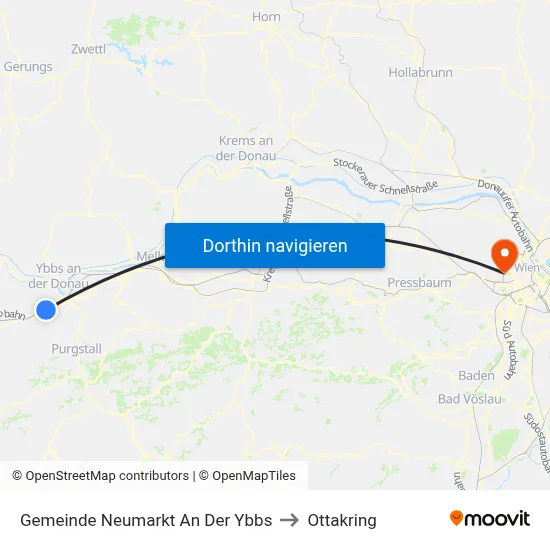 Gemeinde Neumarkt An Der Ybbs to Ottakring map