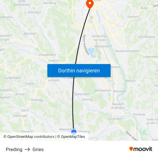 Preding to Gries map