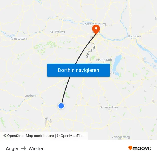 Anger to Wieden map