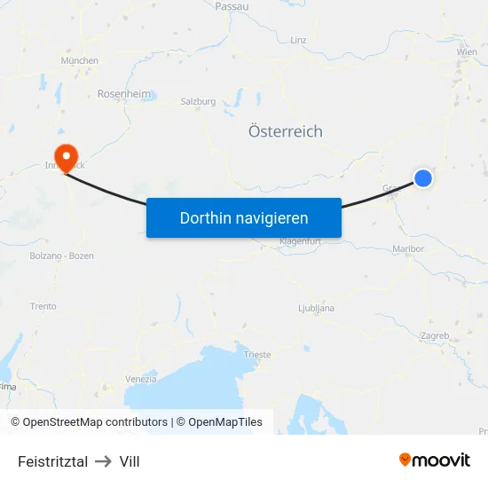Feistritztal to Vill map