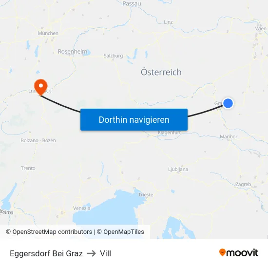 Eggersdorf Bei Graz to Vill map