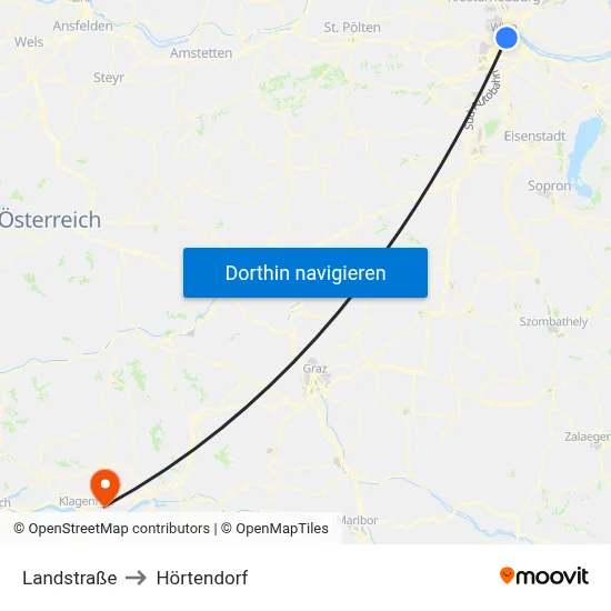 Landstraße to Hörtendorf map