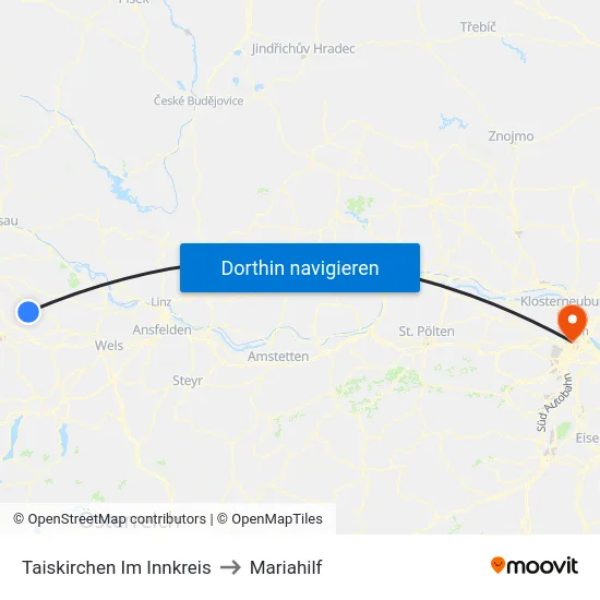 Taiskirchen Im Innkreis to Mariahilf map