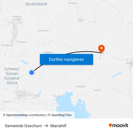 Gemeinde Gaschurn to Mariahilf map