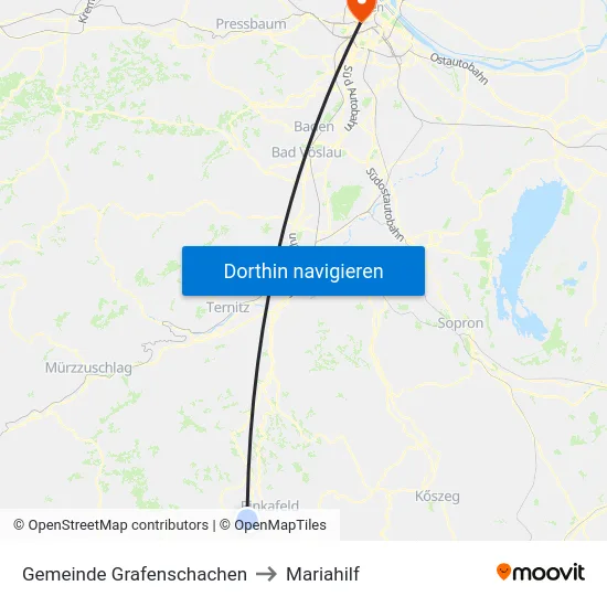 Gemeinde Grafenschachen to Mariahilf map