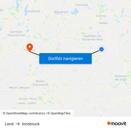 Lend to Innsbruck map