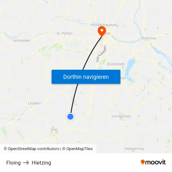 Floing to Hietzing map