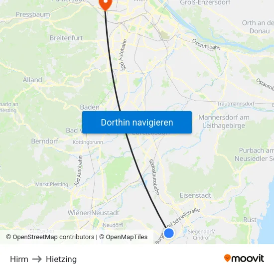 Hirm to Hietzing map