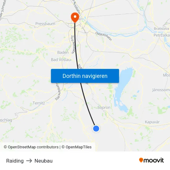 Raiding to Neubau map