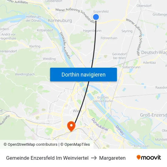 Gemeinde Enzersfeld Im Weinviertel to Margareten map