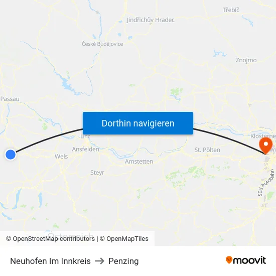 Neuhofen Im Innkreis to Penzing map